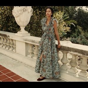 Doen Carnation in Blue Floral